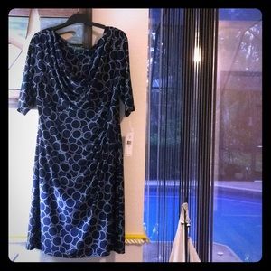 Navy Blue Work Dress